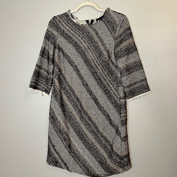 Zara Dresses & Skirts - Zara Basic Women's‎ Tweed Dress Size Small